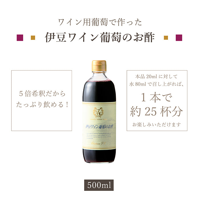 【送料込】伊豆ワイン葡萄のお酢 3本セット